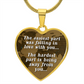 The Easiest Part Heart Luxury Necklace