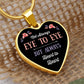 Eye To Eye Heart Luxury Necklace