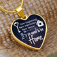 So Good To Be Home Heart Luxury Necklace