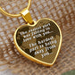 The Easiest Part Heart Luxury Necklace