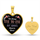 Eye To Eye Heart Luxury Necklace