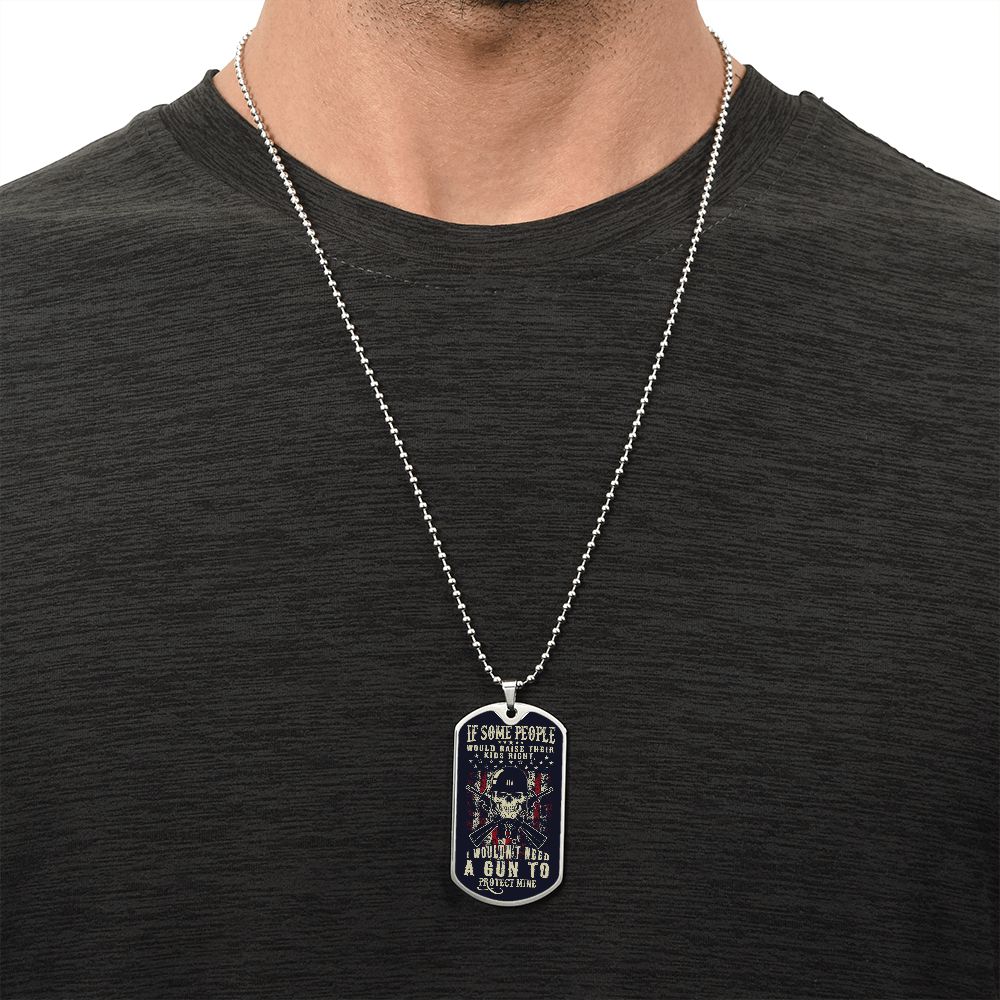 if some people would raise - dog tag Graphical Military Chain