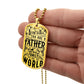 To the world fathers day Graphical Military Chain