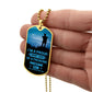 I'm a proud army dad Graphical Military Chain
