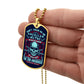 Don't tread on me - dog tag Graphical Military Chain