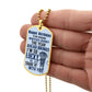 Husband Birthday Dog Tag-01-01 Graphical Military Chain