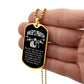 biker's prayer Graphical Military Chain