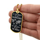 To the world you are a grandfather Graphical Military Chain