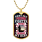 Army Dad provider encourager my hero Graphical Military Chain