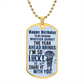 Husband Birthday Dog Tag-01-01 Graphical Military Chain