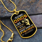 Dad fishing daughter for dad Graphical Military Chain