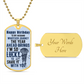 Husband Birthday Dog Tag-01-01 Graphical Military Chain