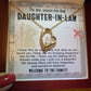 Daughter-in-Law Into His Life Forever Love Necklace