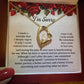 Sorry Precious To Lose Forever Love Necklace