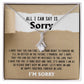 Sorry Keep Me Apart Alluring Beauty Necklace