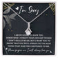 Sorry The Best Thing Alluring Beauty Necklace