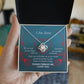 Sorry Mistakes And Faults Love Knot Necklace