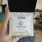 Bride Certificate Of Achievement Love Knot Necklace