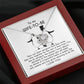 Wife-to-be My Penguin Love Knot Necklace