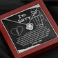 Sorry Not Just Heard Love Knot Necklace