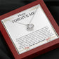 Sorry Profound And True Love Knot Necklace