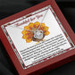 Thanksgiving Into My Heart Love Knot Necklace