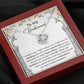 Bridesmaid Standing With Me Love Knot Necklace