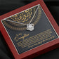 Daughter Beautiful Reflection 2 Love Knot Necklace