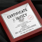 Sorry Certificate Of Idiocy Love Knot Necklace