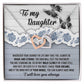 Daughter Always Have Mine Interlocking Hearts Necklace