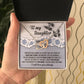 Daughter Always Have Mine Interlocking Hearts Necklace