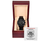 Ring Security Top Secret Mission Black Chronograph Watch