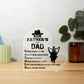 DAD, THANK YOU  Acrylic Heart