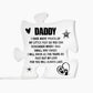 Daddy Prints Of My Little Feet Acrylic Puzzle