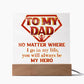 Dad Be My Hero - Acrylic Square