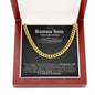 Bonus Son Will Last Eternity Black Cuban Link Chain