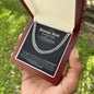 Bonus Son Will Last Eternity Black Cuban Link Chain