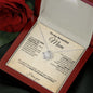 Mom My Hero Gold Love Knot Necklace